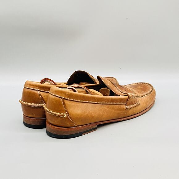 Sebago Shoes Men 9 Brown Leather Genuine Handsewn Penny Loafers Casual Comfort main image 10